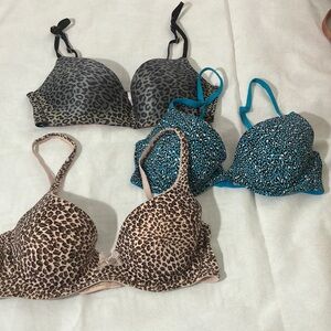 34C Victoria's Secret PINK Bra Set of 3